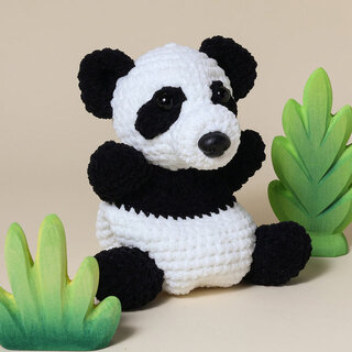 Yarnzoo Haakpakket: Kroeltjes Haken - Reuzenpanda