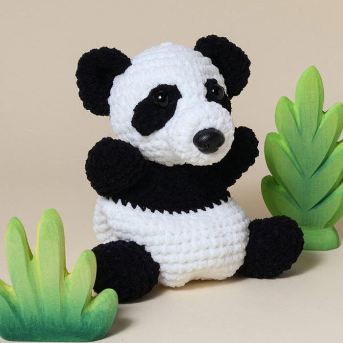 Yarnzoo Haakpakket: Kroeltjes Haken - Reuzenpanda