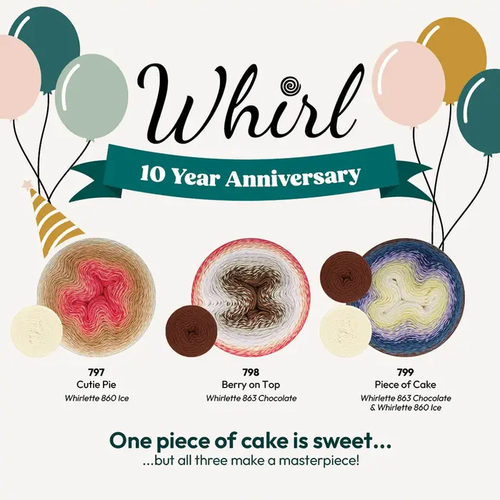 Scheepjes Whirl 797 - Cutie Pie Birthday Cake