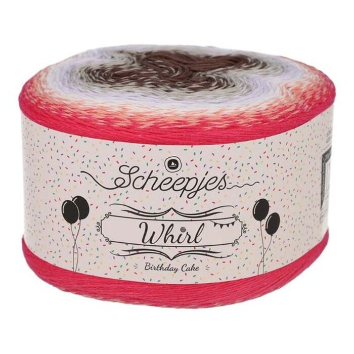Scheepjes Whirl 798 - Berry on Top Birthday Cake