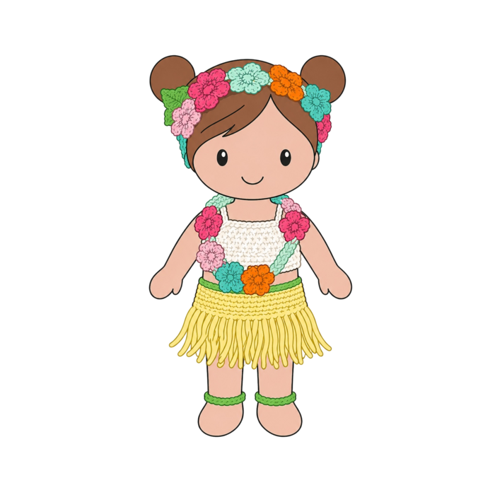 Caro's Atelier Haakpatroon Aloha Outfit Carolientje (digitaal)