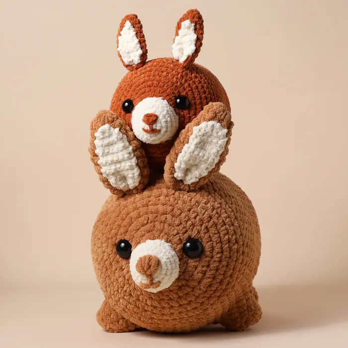 Yarnzoo Haakpakket Chubby Konijntje Fluffy