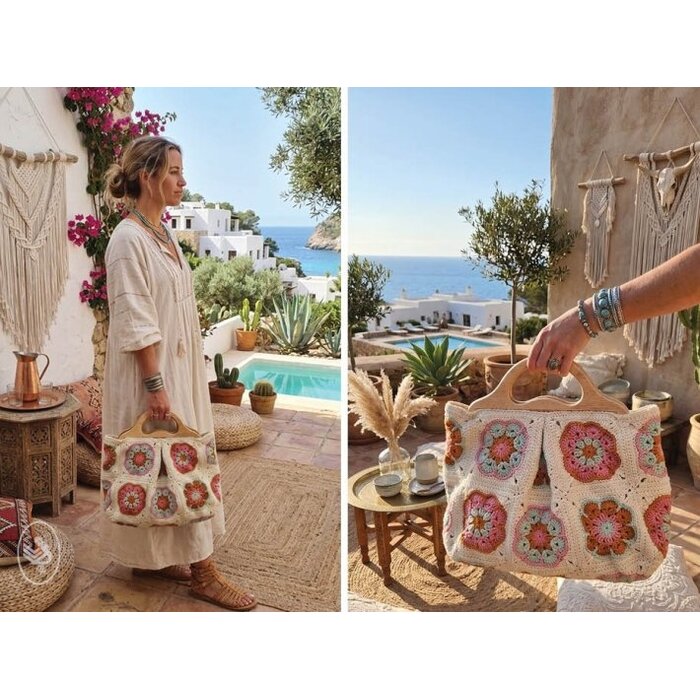 Durable Haakpakket: Boho Flower Granny Tas
