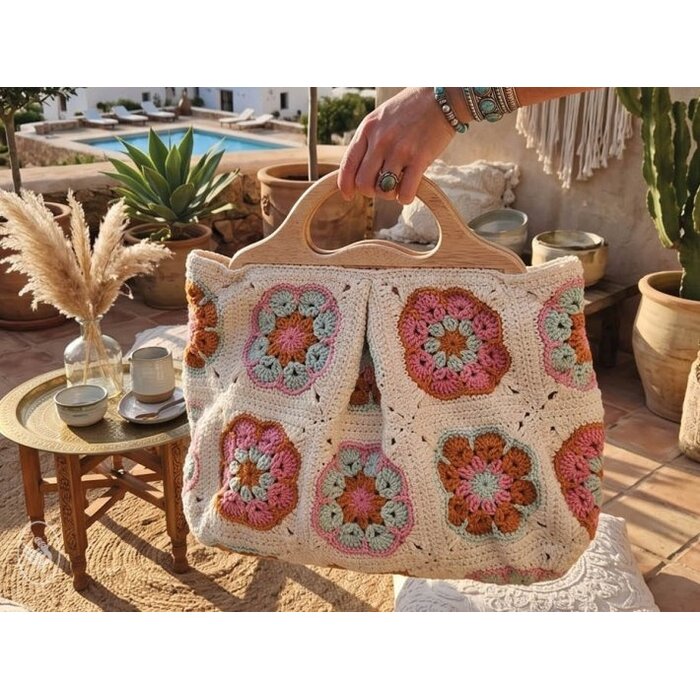 Durable Haakpakket: Boho Flower Granny Tas