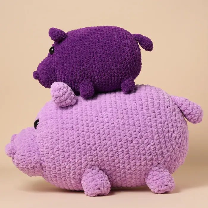 Yarnzoo Haakpakket Chubby Nijlpaard Muffin