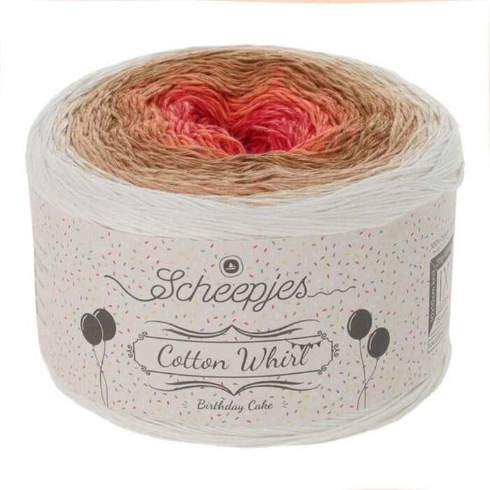 Scheepjes Cotton Whirl 797 - Cutie Pie Birthday Cake