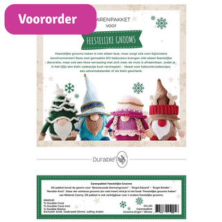 Durable Voororder: Garenpakket: Engel & Winter Gnooms
