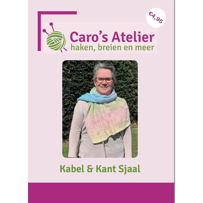 Caro's Atelier Haakpatroon Kabel & Kant Sjaal (digitaal)
