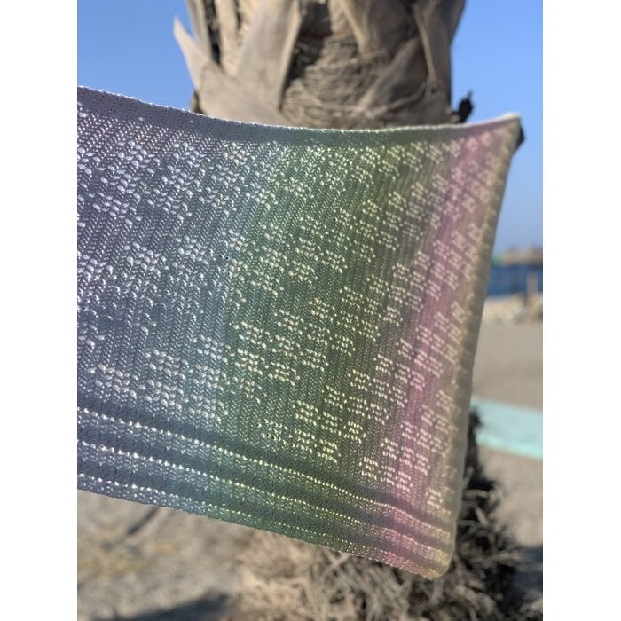 Caro's Atelier Haakpakket Kabel & Kant Sjaal - Cotton Whirl