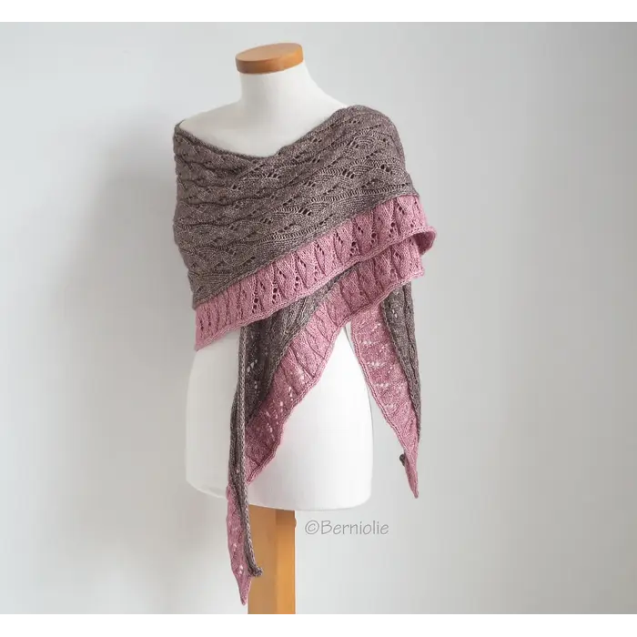 Berniolie Breipakket: Xian Shawl - 2 kleurig