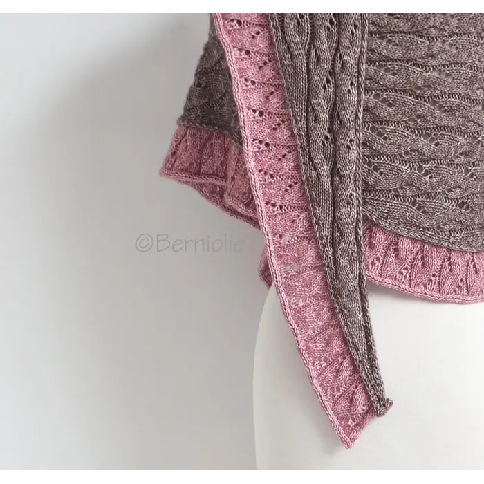 Berniolie Breipakket: Xian Shawl - 2 kleurig
