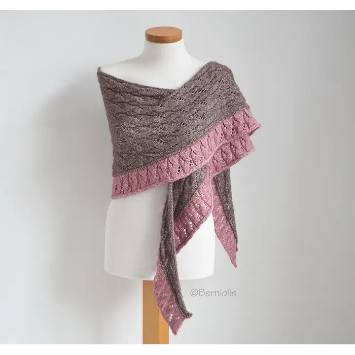 Berniolie Breipakket: Xian Shawl - 2 kleurig