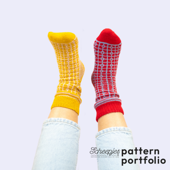Scheepjes Breipakket: Scarlet Bloom Socks
