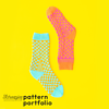 Breipakket: Coral Sunset Socks