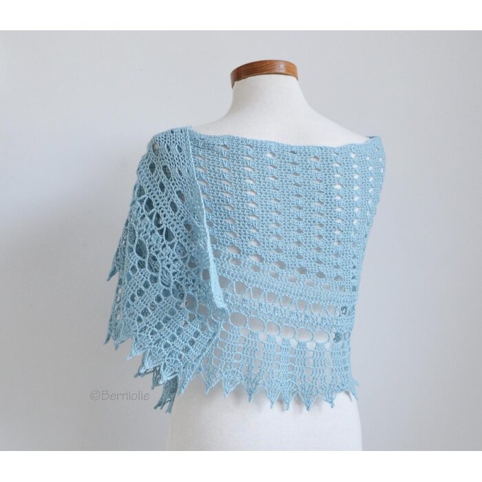Berniolie Haakpatroon: Mila Shawl