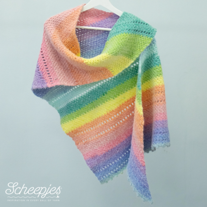 Scheepjes Haakpatroon Snow Day Shawl