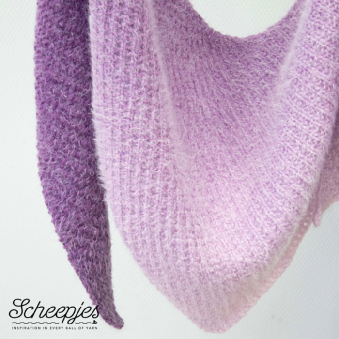 Scheepjes Breipatroon Snow Crystal Shawl