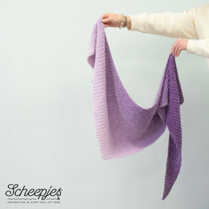 Scheepjes Breipatroon Snow Crystal Shawl