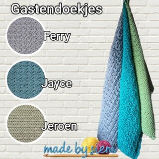 Made by Siem Haakpakket: Gastendoekjes