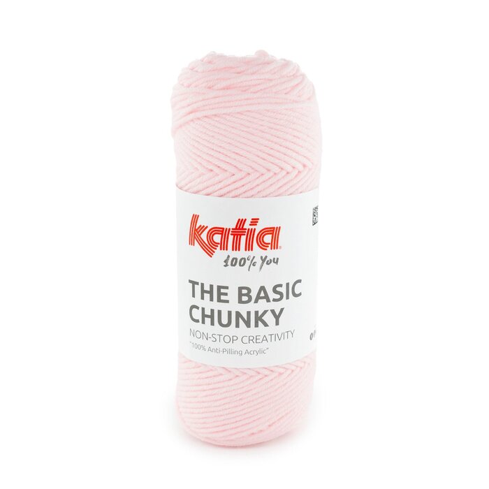 Katia The Basic Chunky 90 - Baby roze