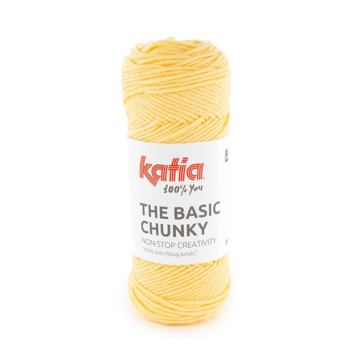 Katia The Basic Chunky 70 - Licht geel