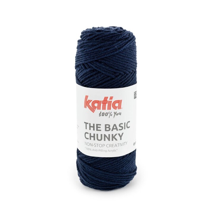 Katia The Basic Chunky 5 - Donker blauw