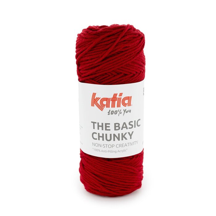 Katia The Basic Chunky 40 - Bloedrode
