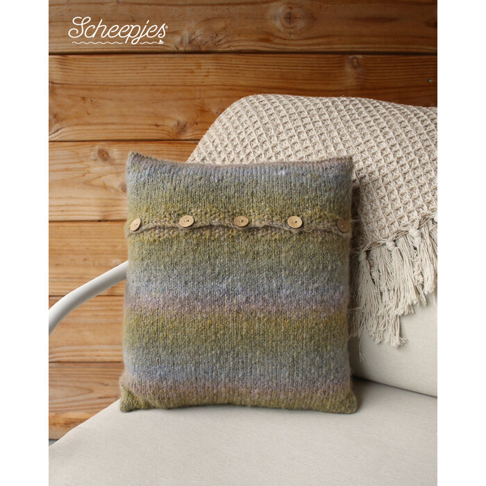 Scheepjes Breipatroon Bobble Pop Cushion Cover
