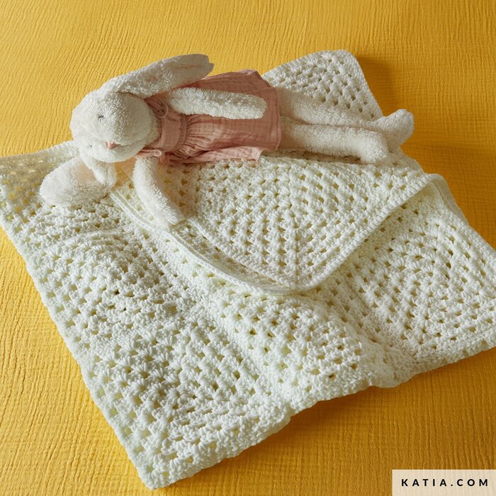 Katia Haakpakket Babydeken The Basic