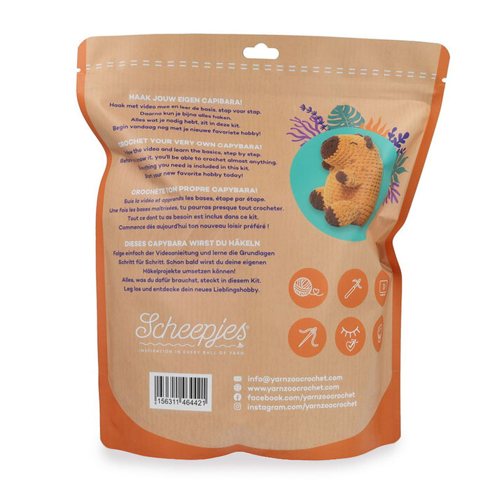 Yarnzoo Haak Starterspakket - Capybara