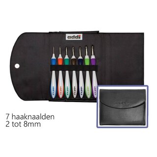 Addi Swing etui met 7 haaknaalden