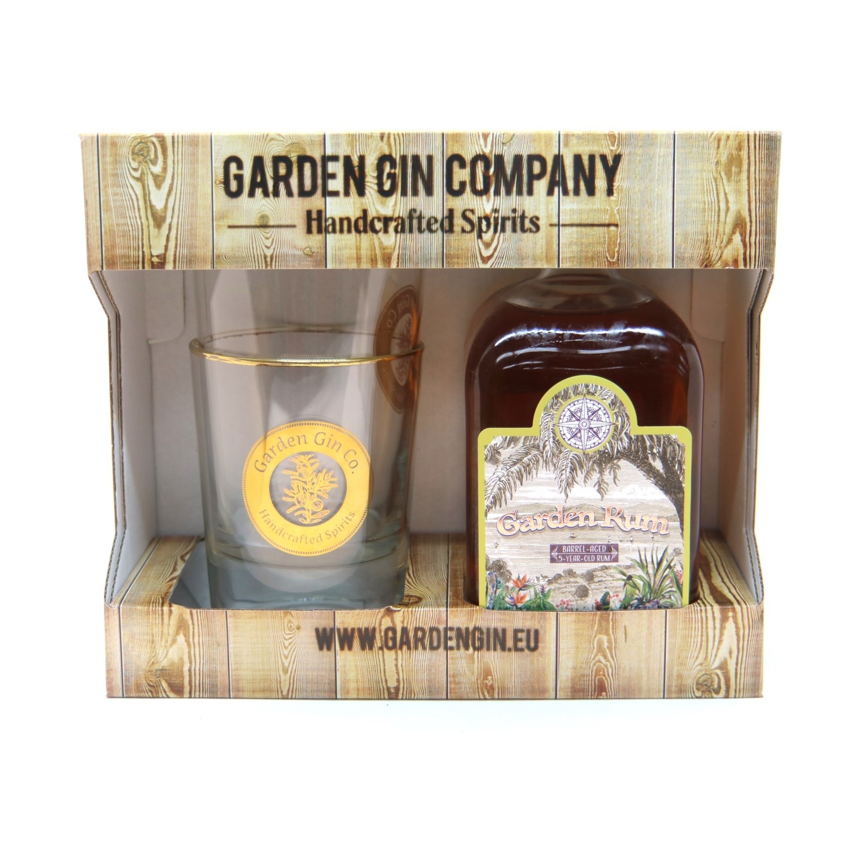 Garden Gin Cadeauverpakking Garden Rum + 2 glazen