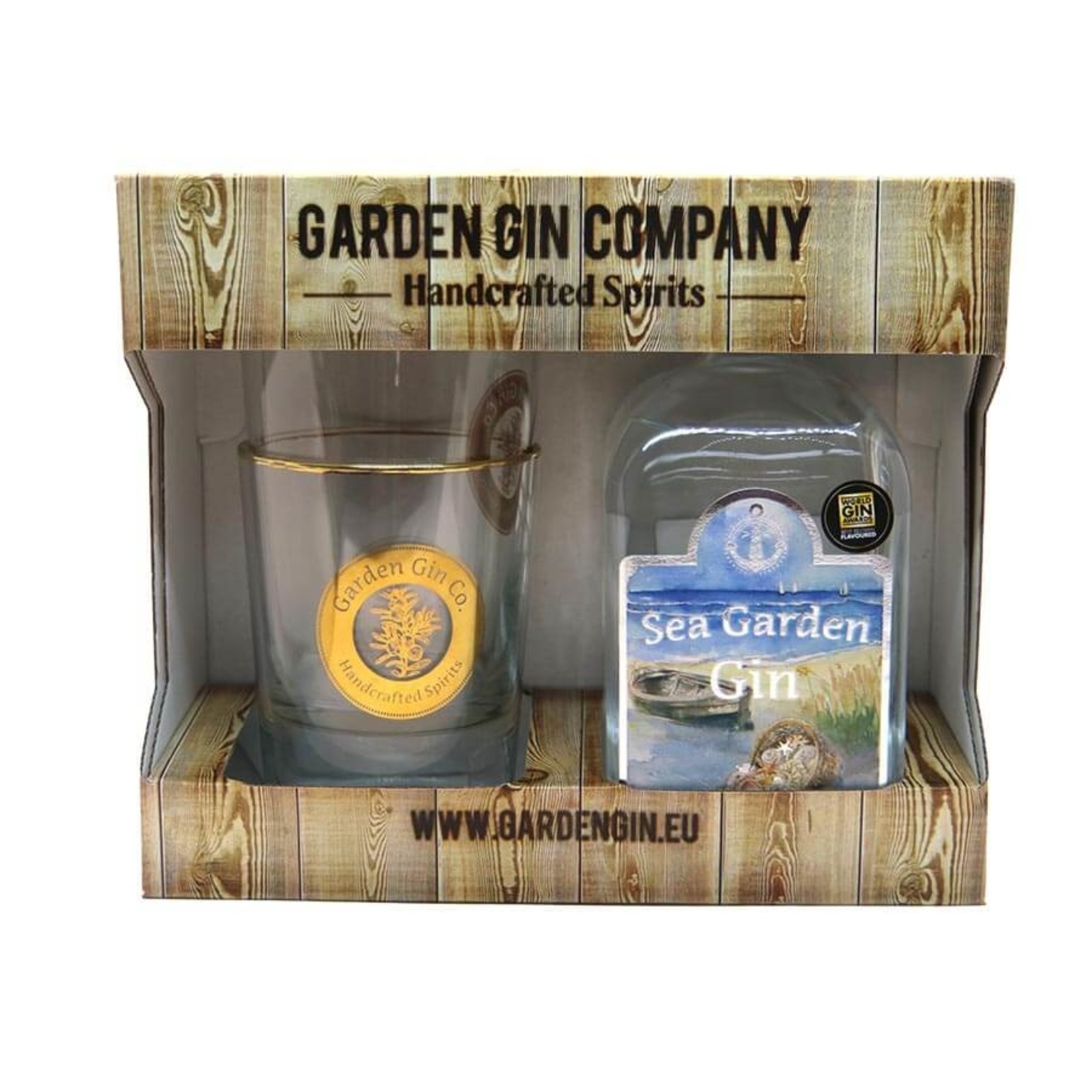 Garden Gin Cadeauverpakking  Sea Garden Gin + 2 glazen