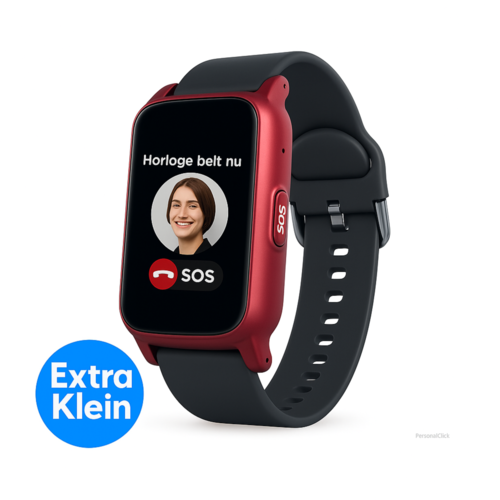 PersonalClick PersonalClick PC45 Smal - Alarm Horloge Ouderen - Valdetectie- Waterdicht- SOS Knop - Extra smal en lange accuduur - Rood PersonalClick PersonalClick PC45 Smal - Alarm Horloge Ouderen - Valdetectie- Waterdicht- SOS Knop - Extra smal en lange accuduur - Rood
