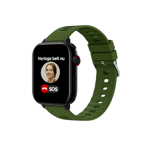 PersonalClick Alarm Horloge Ouderen  4G Deluxe - Groen- PC24