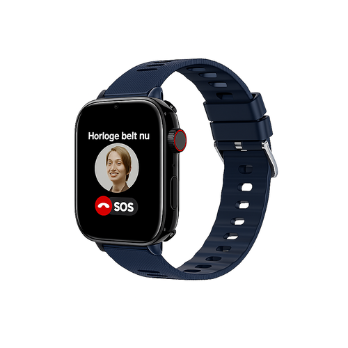 PersonalClick Alarm Horloge Ouderen 4G Deluxe - Blauw - PC24 PersonalClick Alarm Horloge Ouderen 4G Deluxe - Blauw - PC24