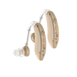 PersonalClick Gehoorapparaat - Beige - 2 Stuks Links & Rechts - Nederlandse Handleiding - Opbergbox - Oplaadbaar met kabel - Gehoorversterker oplaadbaar
