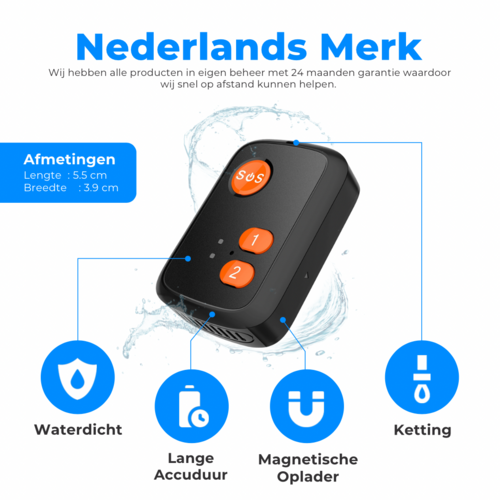 PersonalClick PersonalClick PC20 4G SOS Alarmknop voor Senioren & Personen – GPS Tracker – Waterdicht – Inclusief Simkaart – Zonder Abonnement PersonalClick PersonalClick PC20 4G SOS Alarmknop voor Senioren & Personen – GPS Tracker – Waterdicht – Inclusief Simkaart – Zonder Abonnement