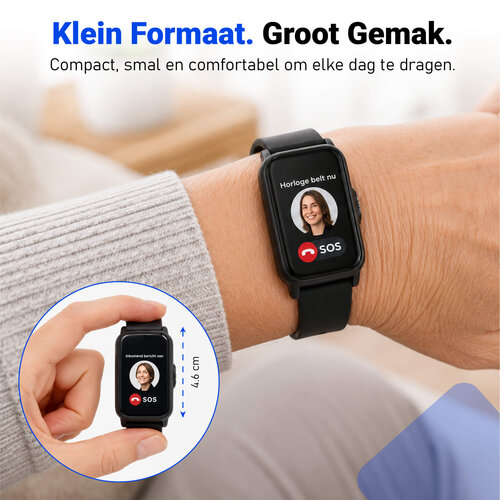 PersonalClick PersonalClick PC45 Smal - Alarm Horloge Ouderen - Valdetectie- Waterdicht- SOS Knop - Extra smal en lange accuduur - Rood PersonalClick PersonalClick PC45 Smal - Alarm Horloge Ouderen - Valdetectie- Waterdicht- SOS Knop - Extra smal en lange accuduur - Rood