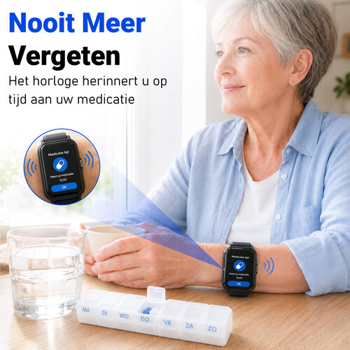 PersonalClick PersonalClick PC45 Smal - Alarm Horloge Ouderen - Valdetectie- Waterdicht- SOS Knop - Extra smal en lange accuduur - Rood PersonalClick PersonalClick PC45 Smal - Alarm Horloge Ouderen - Valdetectie- Waterdicht- SOS Knop - Extra smal en lange accuduur - Rood