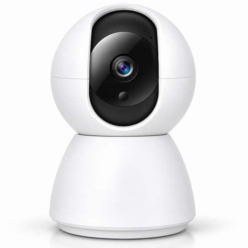 PersonalClick PersonalClick WiFi Camera Binnen – Beveiligingscamera met App, Nachtzicht & 355° Draaibaar