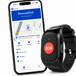 PersonalClick PersonalClick PC20 Alarmhorloge voor Ouderen – Slimme SOS, GPS en Valdetectie – Zonder Abonnement PersonalClick PersonalClick PC20 Alarmhorloge voor Ouderen – Slimme SOS, GPS en Valdetectie – Zonder Abonnement