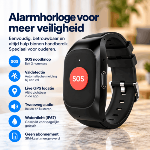 PersonalClick PersonalClick PC20 Alarmhorloge voor Ouderen – Slimme SOS, GPS en Valdetectie – Zonder Abonnement PersonalClick PersonalClick PC20 Alarmhorloge voor Ouderen – Slimme SOS, GPS en Valdetectie – Zonder Abonnement
