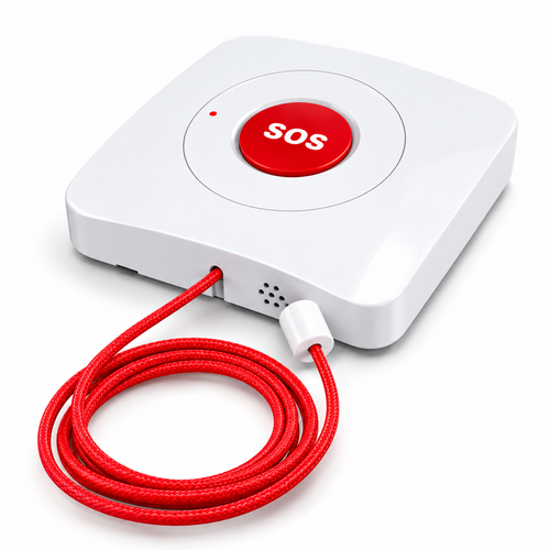 PersonalClick PersonalClick Trekkoord Alarm voor Ouderen – SOS Noodknop met 70 dB Geluid – Zonder Abonnement PersonalClick PersonalClick Trekkoord Alarm voor Ouderen – SOS Noodknop met 70 dB Geluid – Zonder Abonnement