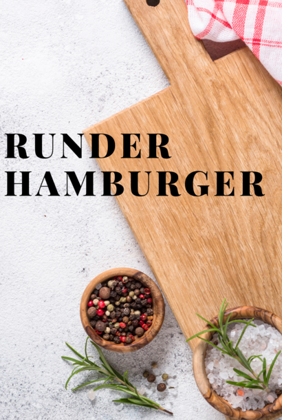 Runder hamburger