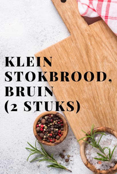 Klein stokbrood, bruin