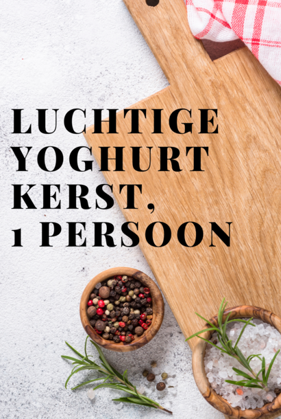 Luchtige yoghurt met fruit