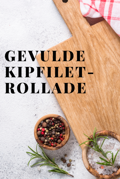 Gevulde kipfiletrollade, Van de POELier