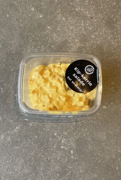 Kip kerrie salade