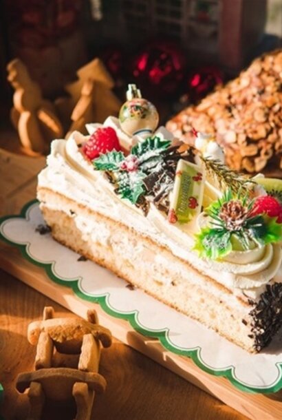 Kerst slagroom stammetje